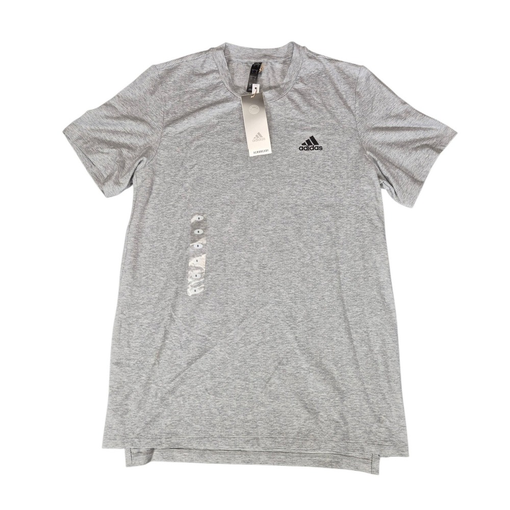 Adidas Mens Axis Tee 2.0 Heather Grey Training‎ T-Shirt HG6567 Size Small NWT